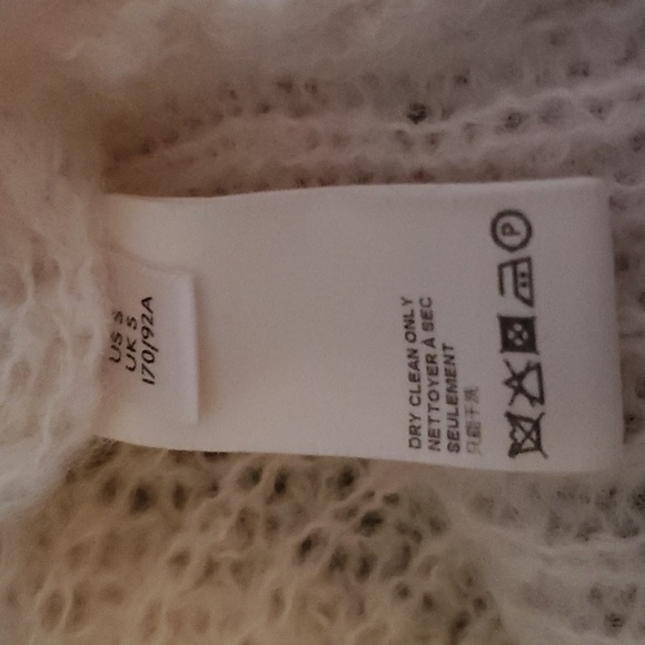 NWT  Free People Moonbeam V-Neck Sweater Ivory Size S - Picture 6 of 7